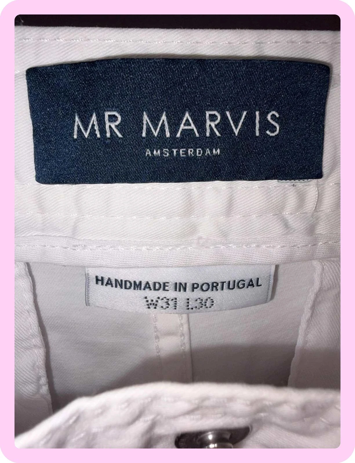 Men's mr marvis pants size w31 l30 beige – photo 4